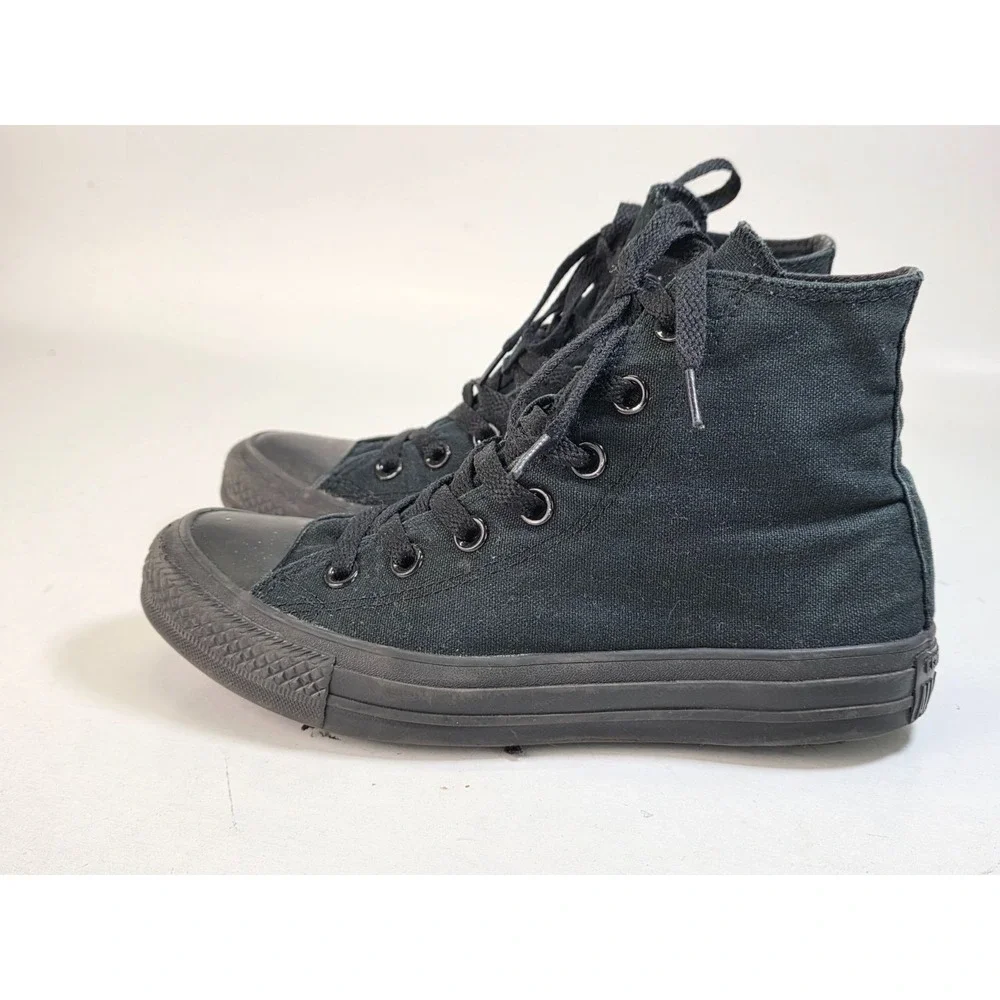 Converse Chuck Taylor Men's Sneakers Size 4 Women's 6 Black Canvas High Shoes‎ - Picture 3 of 11